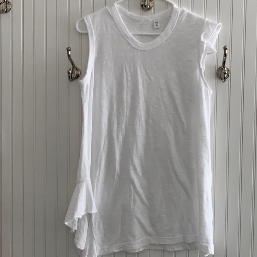 NWOT Wilt darling asymmetrical white top!